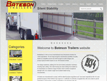 Tablet Screenshot of batesontrailers.com